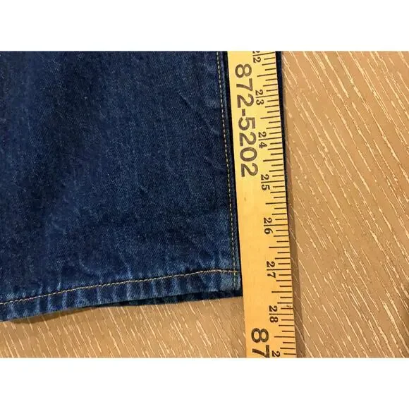 Banana Republic Jeans Women 30 Dark Wash Ultra High Rise Barrel Leg Button Fly - Picture 4 of 10